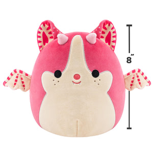 Jazwares Squishmallows peluche Strawberry Shortcake Bat Dragon 20 cm, JAZSQAM00006