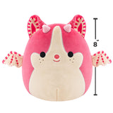 Jazwares Squishmallows peluche Strawberry Shortcake Bat Dragon 20 cm, JAZSQAM00006