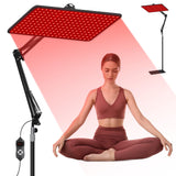 BEICHEN Red Light Therapy for Body and Face, 660nm 850nm 940nm Infrared Redlight-Therapy Lamp Device with Large Panel and Stable