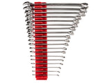 TEKTON Combination Wrench Set with Modular Wrench Organizer, 19Piece (624 mm) | WCB95202