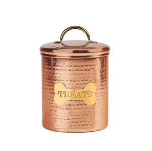 Amici Pet King Charles XL Amici Home Copper Dog Food Canister-104, X-Large/104 oz
