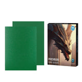 300CT Green Card Sleeves for Lorcana, MTG - Clear Front Textured Back, Standard Size for MTG, Baseball, Sports Cards, Game Cards