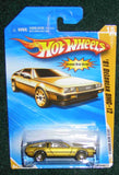 HOT WHEELS 2010 NEW MODELS 15 OF 44 GOLD 81 DELOREAN DMC12