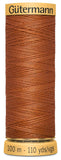 Gutermann Natural Cotton Thread 110 YardsCoral Copper