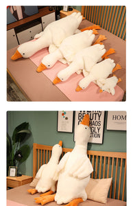 CottonStar Goose Stuffed Animal 51 Inch Plush Doll Toy, Cute Duck Plush Cushion Soft Huge Plushies Pillow, Gift for Kids and Fri