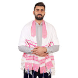 HalleluYAH Tallit Prayer Shawl from Israel - Lords Name Spelled on 4 Corners - XL 72x36 Inches