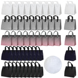 Chanseen 50Pcs Disposable Insulated Lunch Bags for Food Delivery Thermal Cooler Take Away Bag for Food Drink Party Supplies Trip