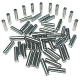 ZDingTech 55pcs 4mm x 16mm Dowel Pins Metal Dowel pins M4 4mm Shelf Pegs,Support Shelves,4mm x 16mm Metal Rod.304 Stainless Stee