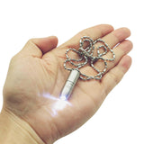 Super Tiny Mini Small Keychain Flashlight,Smallest Bright Long Lifetime Key Ring Light Torch for EDC Emergency Dog Walking Sleep