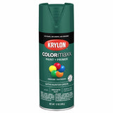 12 oz Krylon K05563007 Hunter Green COLORmaxx Paint & Primer Spray Paint, Satin