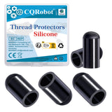 CQRobot Silicone End Caps 50pcs 5/16 Inch High Temp Protective Flexible Screw Thread Protectors Bolt Covers Screw Caps Kit for M