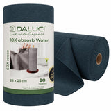 DALUCI Microfiber Cleaning Cloth Roll 20 Pcs, Reusable Kitchen Towel Roll, Ultra Absorbent Lint Free Washable Kitchen Cleaning C
