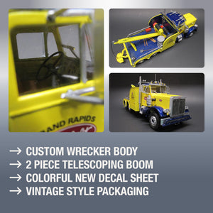 Amt Peterbilt 359 Wrecker Model Kit - 1/25 Scale Buildable Tow Truck For Kids And Adults (Amt1133)