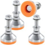 TERMATH Heavy Duty 2000 lb Capacity Stainless Steel Adjustable Leveling Feet for Shelving,Machinery Devices, Workbench,Furniture