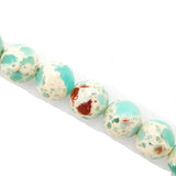 Malahill Gemstone Beads for Jewelry Making, Sold per Bag 5 Strands Inside, Green Agalmatolite Synthetic 8mm