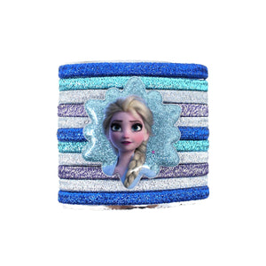 HER Accessories Girls Frozen II 16PK Hair Accessory Set, Set Includes 1 Brush, 11 Hair Tie, 2 Bows, 2 Hair Snaps