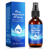 Topical Magnesium Oil Spray, Pure Magnesium Oil Spray for Feet, 100% Pure and Organic, Quick Absorption - Natural Source with Po