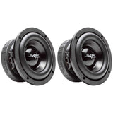 (2) Skar Audio EVL-65 D2 6.5 400 Watt Max Power Dual 2 Ohm Car Subwoofers, Pair of 2