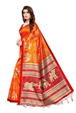 Anni Designer Women'S Red Color Art Silk Saree With Blouse Piece (Sajawat Red_Free Size),Red,Free,Art Silk,ready to wear,Saree