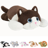 GILFWM Weighted Stuffed Animals Cat - 25 Big Toy Pillow Plushie Gifts for Kids Boys Girls & Adults, 5 lbs Ultra-Soft Washable P
