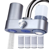 Water Filter for Sink Faucet with Cleaning Faucet,Quick Foaming Filters 0ut 98% of Impurities,Effectively Removes Chlorine and O