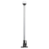 Attwood 5350-PA20-7 All-Round Incandescent Fold Down Navigation Light, Horizontal Mount, Black Base, 20-Inch