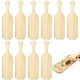 Gerrii 10 Pcs 15 Inch Unfinished Wooden Paddle for Sorority Greek Fraternity Solid Pine Wooden Frat Paddle Natural Color Art Cra