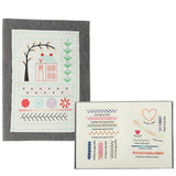 Hasthip Embroidery Stitch Fabric Book, Assorted Methods Guide For Beginners