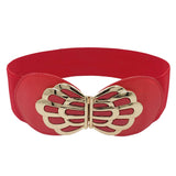 Redhorns Elastic Fabric Waist Belt For Women Dresses Floral Design Stretchy Wide Ladies Belt For Saree Girls Jeans Free Size (