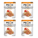 Peak Refuel Strawberry Cheesecake Bites 4-Pack | Freeze Dried Backpacking and Camping Food | Tasty Trail Treat | High Protein Sn