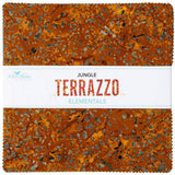 Expressions Batiks Terrazzo Elementals Jungle 42 10-inch Squares Layer Cake Riley Blake 10-21801C-42