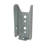 Galvanized 2x4 Fence Bracket Connector for Wood Post, Deck Railing - 20 Gauge (40 Pack)