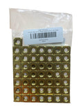 WINDON BAY 5/16 Brass Square Nuts - 50 Pack | Bulk Hardware for Industrial Maintenance, Grounding, and Equipment Assembly | Corr