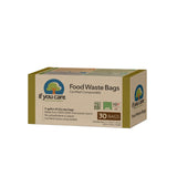 If You Care Compostable Trash Bags for Food Scraps, Kitchen Waste, Garbage 30 Count, 3 Gallon Certified Compostable, Non Pla