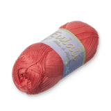 EULALI [100grs] by Omega Bright 100% Mercerized Egyptian Cotton Thread Color: 32 Coral
