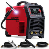 ARCCAPTAIN TIG Welder AC/DC 200Amp with Pulse, Aluminum TIG Welder 110V/220V TIG Welder with Square/Triangular Wave/Stick/MMA/Sp