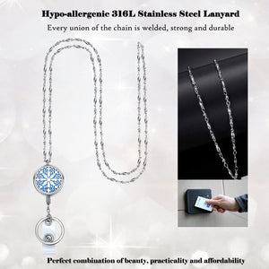 Retractable Lanyard ID Badge Holder Retractable Lanyards for ID Badges Women Cute Teacher Lanyard Necklace Nurse Accessories Wor