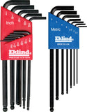 Eklind 13218 Metric & Standard 18pc Ball Hex Key Set - Long