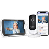 Hubble Connected Nursery Pal Link Premium Smart Connected, WiFi Enabled Baby Monitor With Large 5Inch Color Parent Unit Viewer