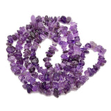 PLTbeads Gemstone Chips Natural Amethyst 3-5mm Healing Crystals Waist Bracelets Necklace Kit Irregular Stone DIY Crafts Design J