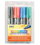 Uchida Of America Deco Color Acrylic Set 4/PkgBlack, Red, Blue and Green