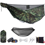 Onewind Premium 12' Camping Double Hammock with Tree Straps and Bug Net for Travel, Camping, Backpacking and Hiking
