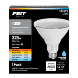 Feit Electric PAR38 LED Reflector Light Bulb, 325W Equivalent, 5 Color Temperatures (Soft to Daylight), Dimmable, 3000 Lumens, O