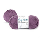 Mary Maxim Mellowspun DK Yarn for Crocheting and Knitting Baby Blankets, Afghans, Sweaters, and Clothing, Purple Crochet Yarn, 2