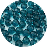YUEXIGO 150pcs 8mm Crystal Glass Beads for Jewelry Making, Faceted Rondelle Glass Spacer Beads for Wind Chimes Bracelet Earring 