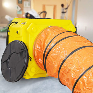 Alorair 16 Pvc Flexible Duct Hose For Cleanshield Hepa 550 Air Scrubber And Pureairo Hepa Pro 770/870/970, Easy Storage (16 In
