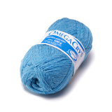 OMEGACRYS [100grs] - by Omega - Fine Crystal Yarn Great for All Crafts - Color 17-Light Blue 217