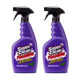 Foaming MultiSurface All Purpose Cleaner Degreaser Spray, Biodegradable, Full Concentrate, 2 pack (64oz) by Super Clean