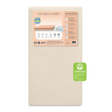 Delta Children Summer Breeze Mattress - Breathable Baby Crib & Toddler Mattress with Cloud Core - Machine Washable Cover - GREEN