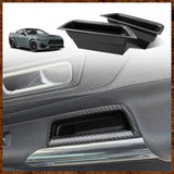 Muslogy 2PCS Door Handle Storage Box for 2024-2026 Ford Mustang Accessories